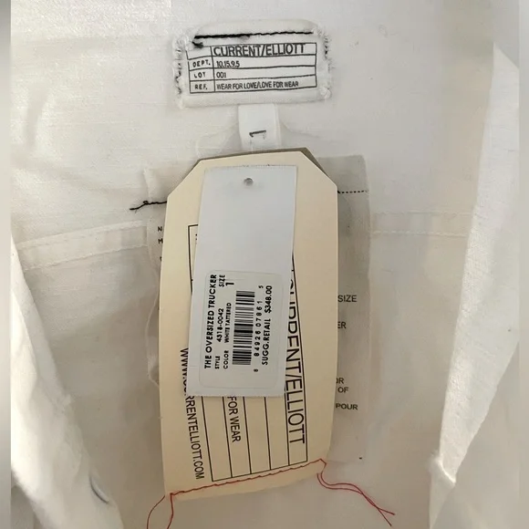 NWT Current/Elliott Oversized Trucker Jacket - Picture 6 of 7